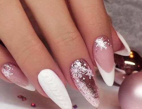 عکس کاشت ناخن زرشکی