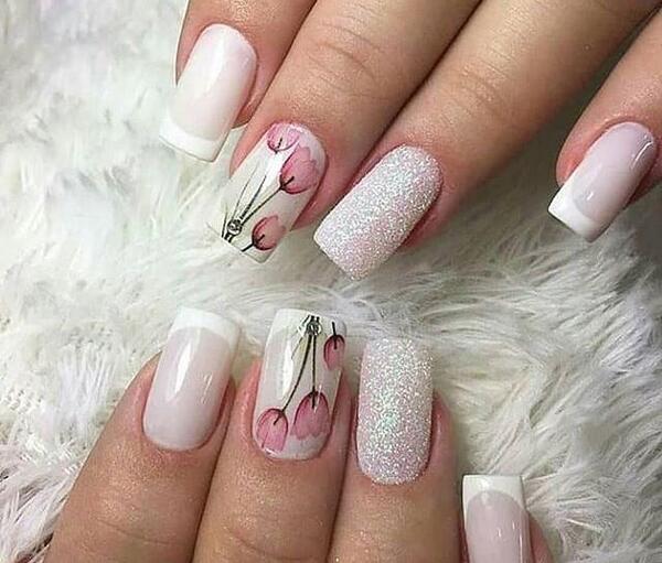 عکس کاشت ناخن اکلیلی
