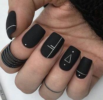 عکس کاشت ناخن مات