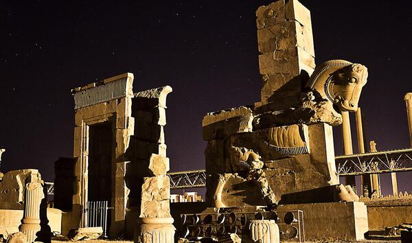 عکس زیبا از تخت جمشید
