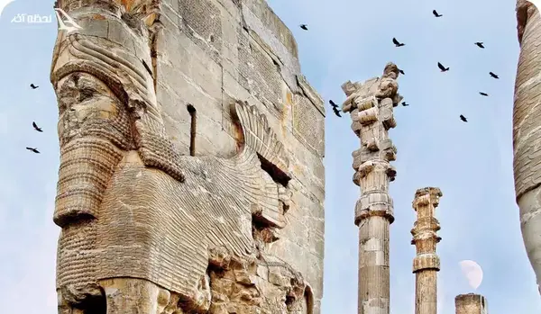 عکس تخت جمشید در زمان کوروش