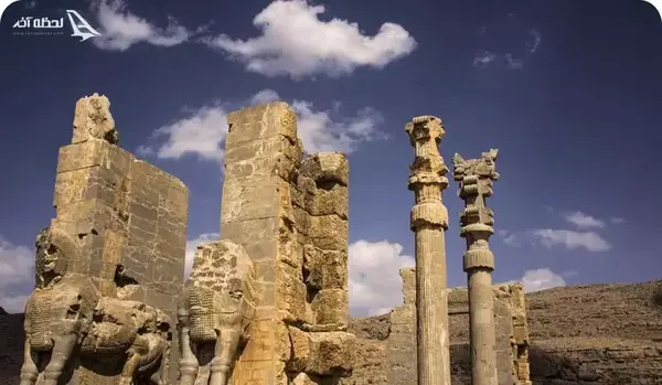 عکس تخت جمشید در زمان کوروش