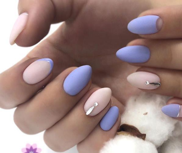 عکس کاشت ناخن یاسی
