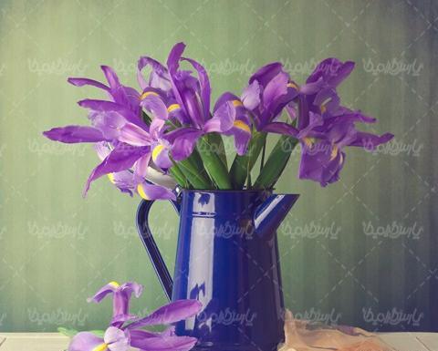 عکس گل طبیعی وگلدان
