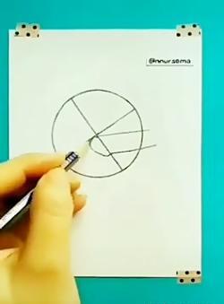 عکس نقاشی دختر ساده از پشت سر