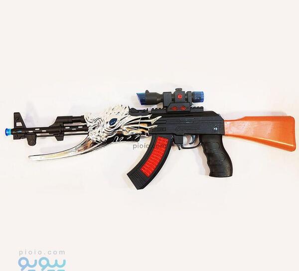 عکس تفنگ اسباب بازی چراغ دار
