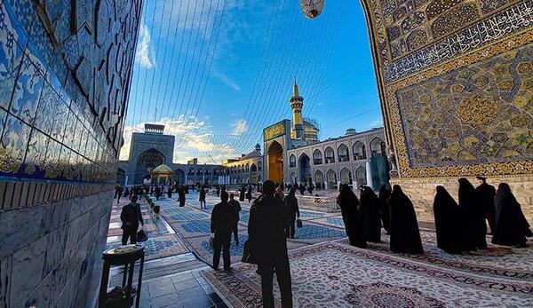 عکس نزدیک از حرم امام رضا