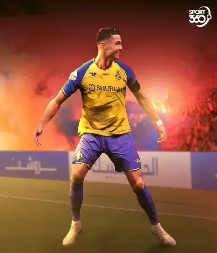 عکس رونالدو در النصر