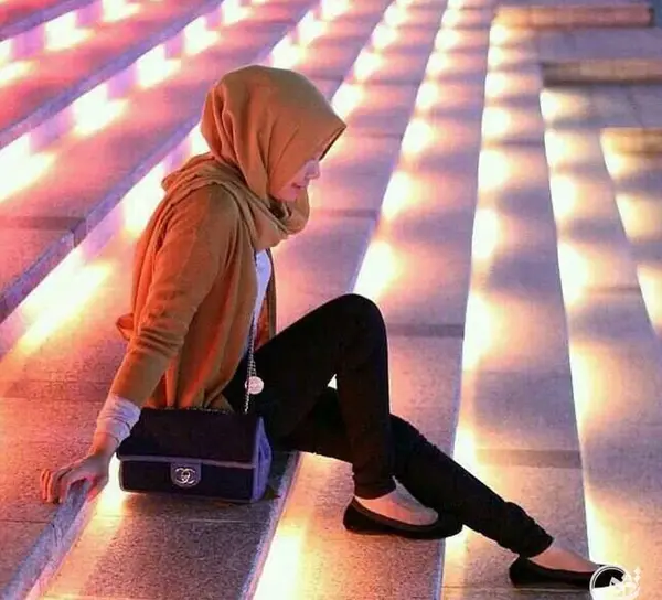 عکس پروف دخترانه با حجاب