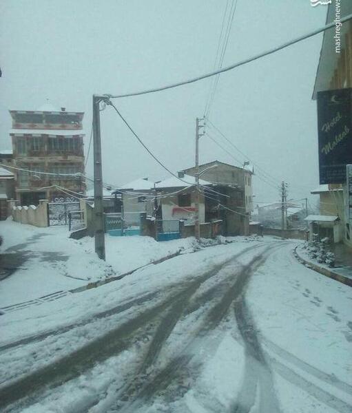 عکس برف جواهرده