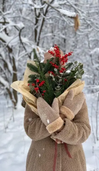 عکس برفی دخترانه