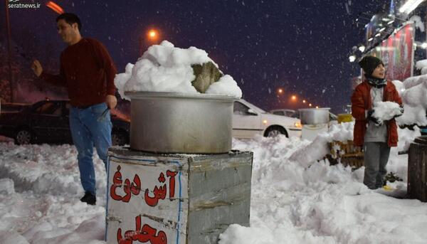 عکس برف حیران