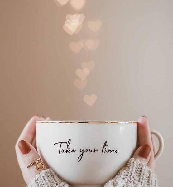 عکس برف و قهوه