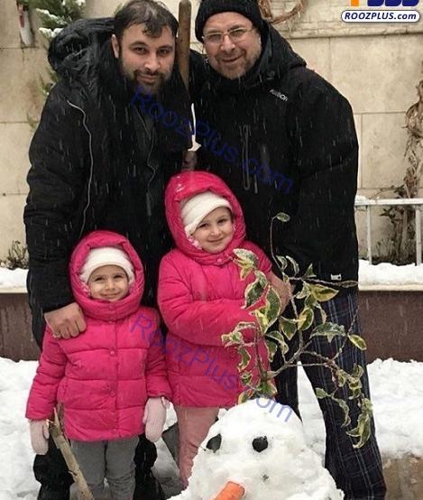 عکس بارش برف از آسمان
