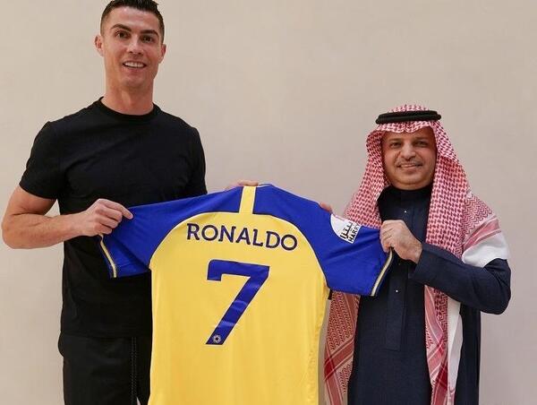 عکس رونالدو در النصر عربستان