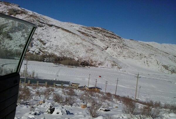 عکس برف در کوه
