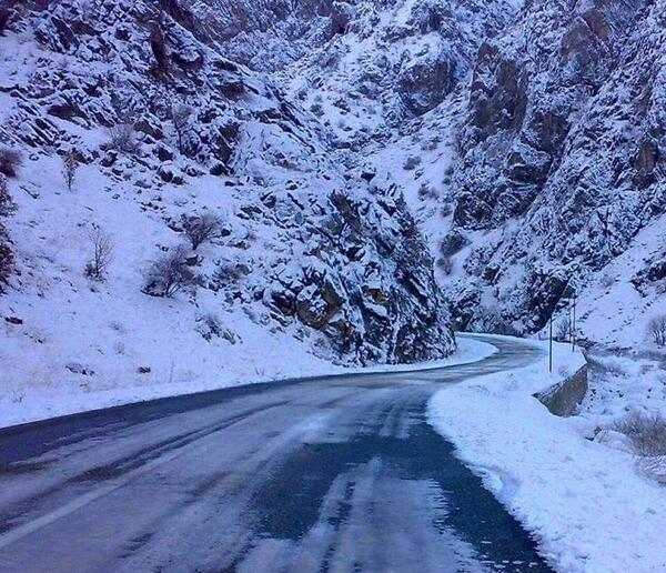 عکس برف هورامان