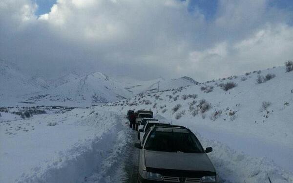 عکس برف هورامان