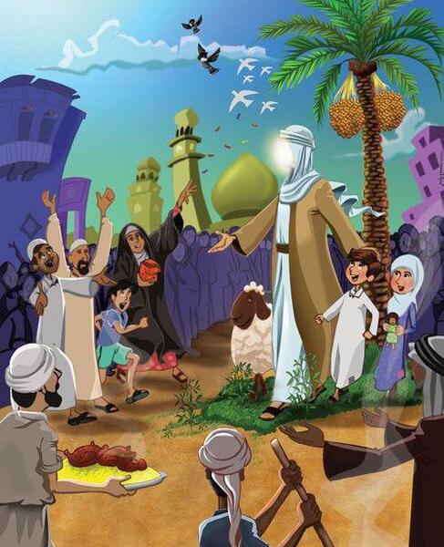 عکس شهید سلیمانی کودکانه