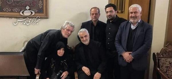 عکس چشم مصنوعی قاسم سلیمانی