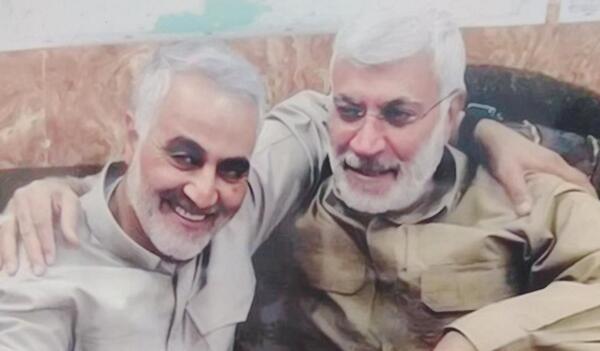 عکس شهید سردار سلیمانی و ابومهدی