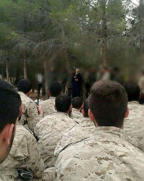 عکس حاج قاسم در سوریه