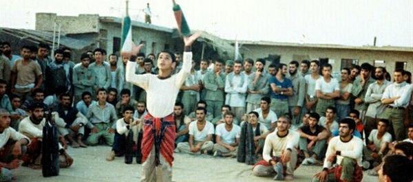 عکس حاج قاسم در زورخانه