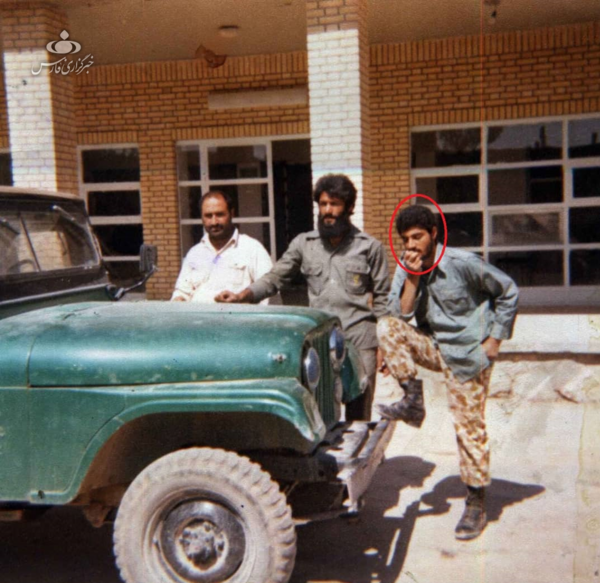 عکس حاج قاسم در زورخانه