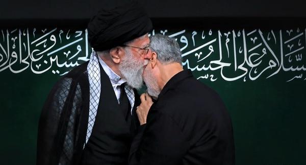 عکس سلیمانی با خامنه ای