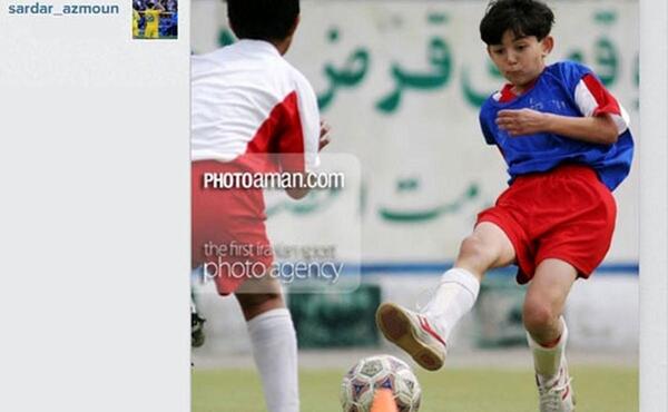 عکس سردار در تیم ملی