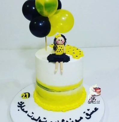عکس کیک تولد خاص عاشقانه