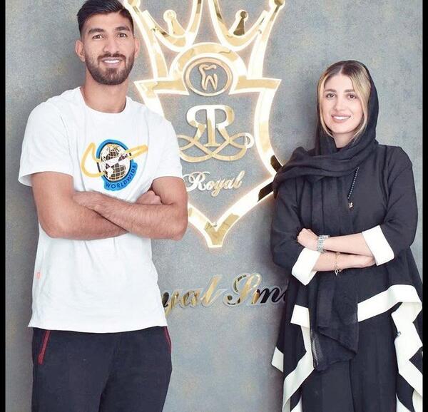 عکس شهریار با همسرش