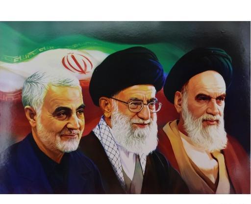 عکس سردار سلیمانی چفیه