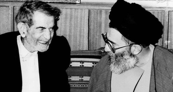 عکس شهریار و خامنه ای