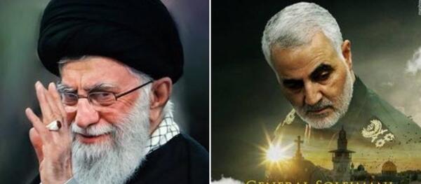 عکس حاج قاسم و قدس