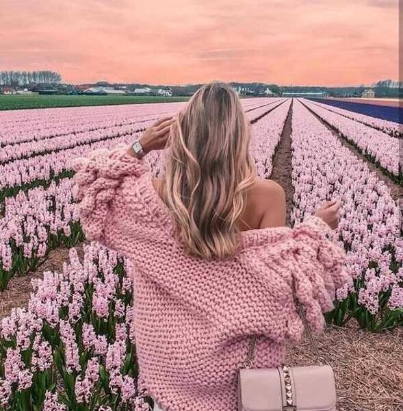 عکس دخترونه صورتی شیک برای پروفایل