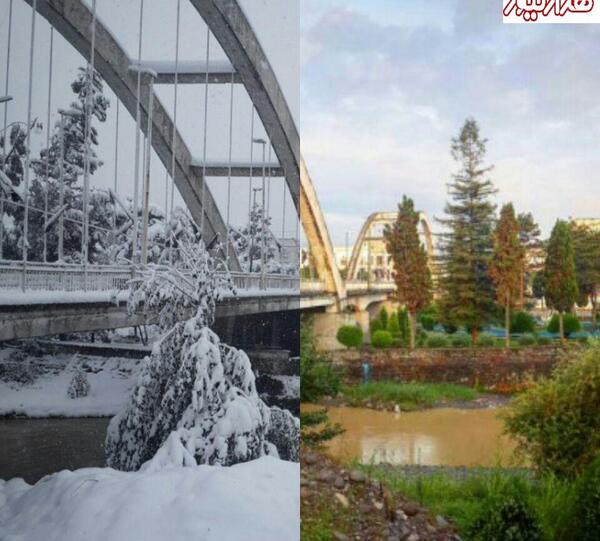 عکس زمستان و تابستان
