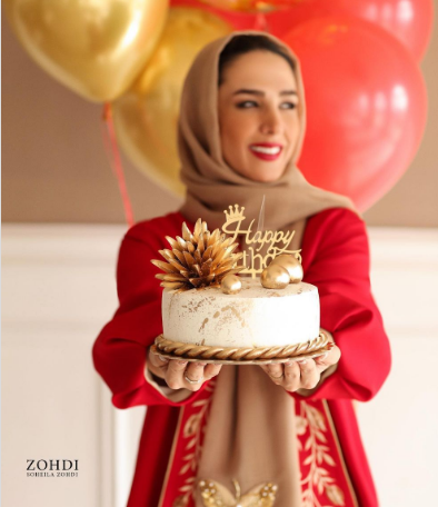 عکس تولد لاکچری سوگل طهماسبی
