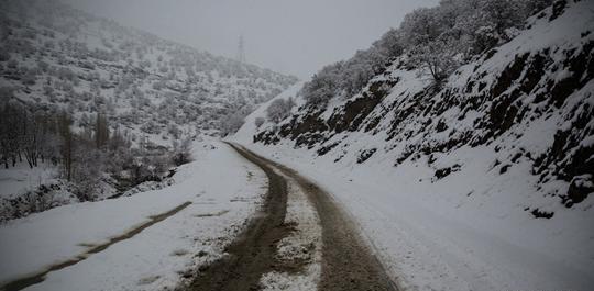 عکس زمستان روستایی