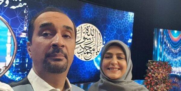 عکس مجری زن و شوهر شبکه یک