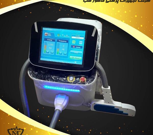 عکس دستگاه لیزر کیوسوئیچ