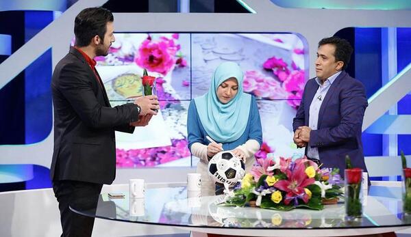 عکس مجری زن پرسپولیسی