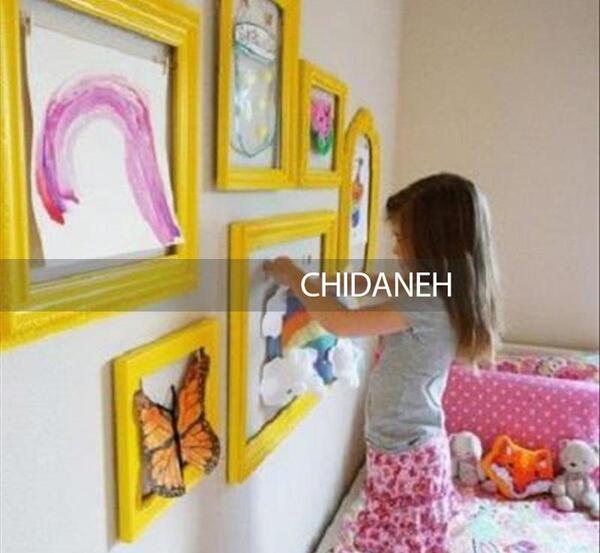 عکس ایده نقاشی برای تزیین اتاق