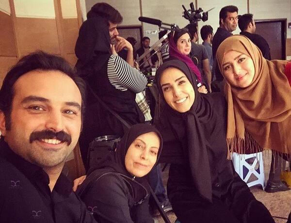 عکس های سوگل طهماسبی در پشت صحنه سریال کیمیا