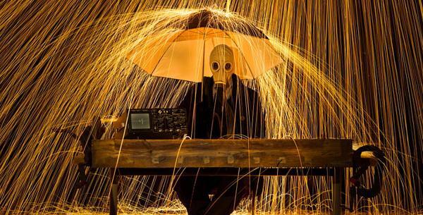 عکس ایده برای عکاسی نقاشی با نور