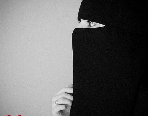 عکس دختر با حجاب نقاب