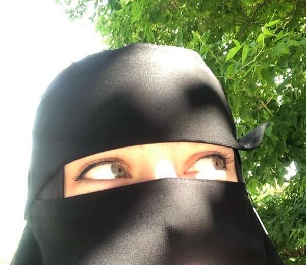 عکس دختر با حجاب نقاب