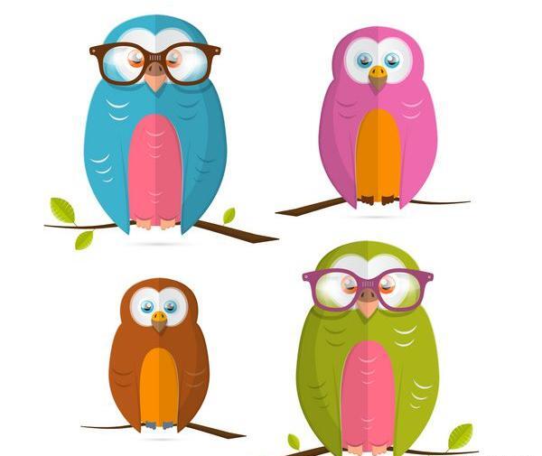 عکس جغد کارتونی برای نقاشی