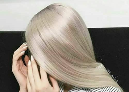 عکس رنگ مو وانیلی