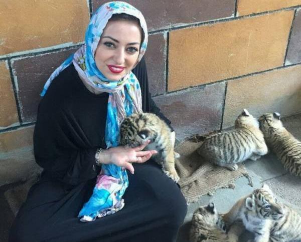 عکس ببر نفیسه روشن